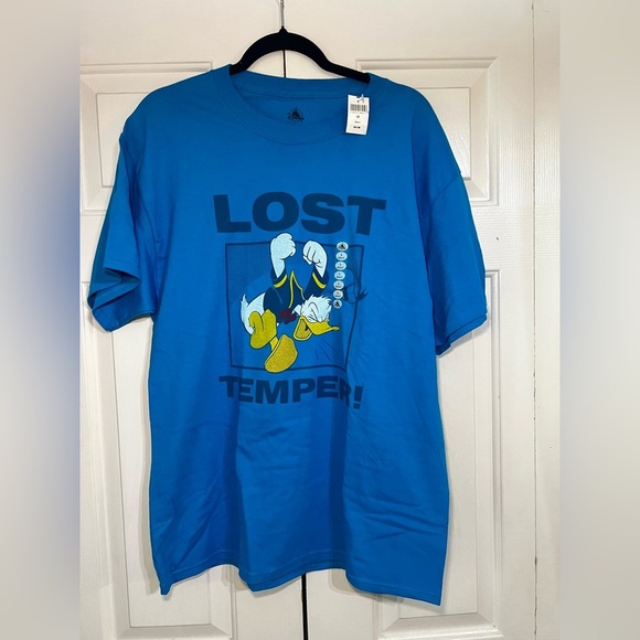 Disney Other - Disney Parks Men’s Donald Duck Shirt Blue NWT Lost Temper